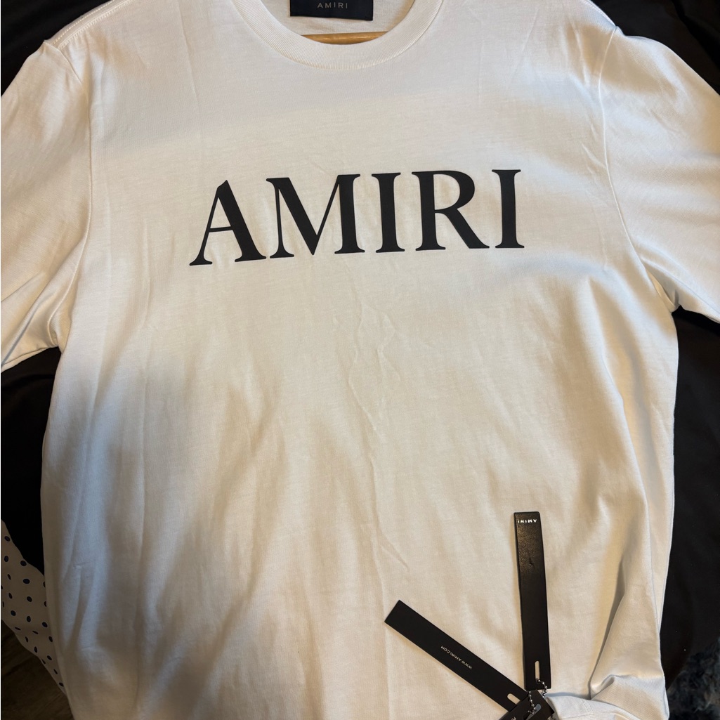 Amiri White Crew Neck Tee
